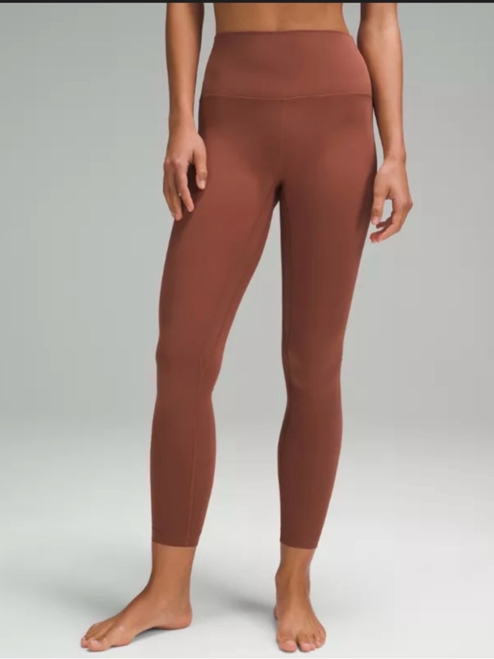 Lululemon Align Legging Dark Size 6 Terracotta 25”